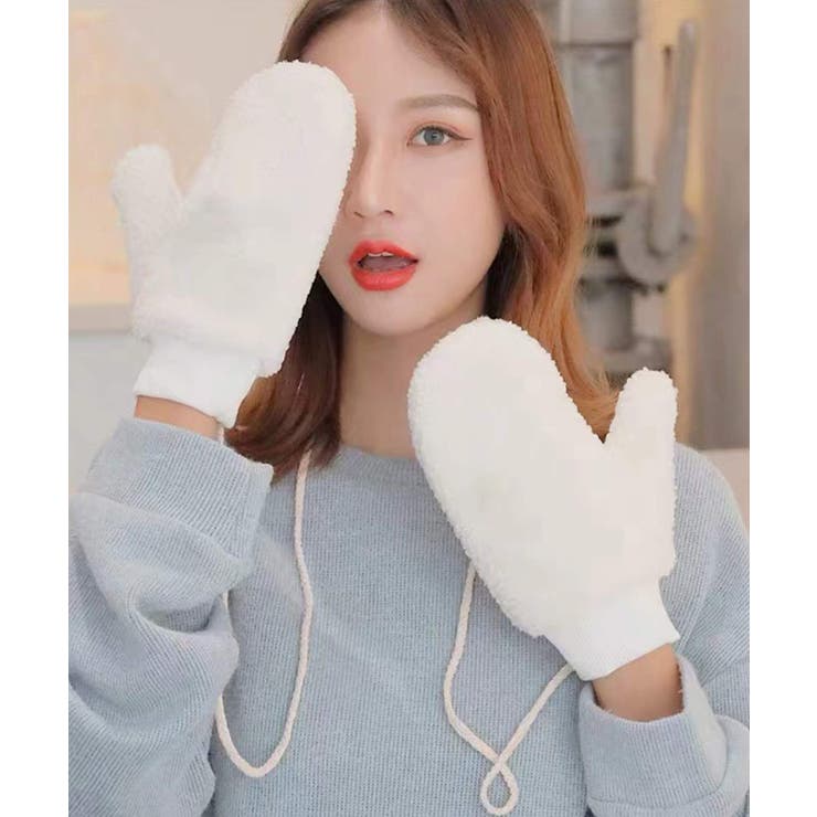 冬新作 ミトン編み 紐付き | ShopNikoNiko | 詳細画像14 