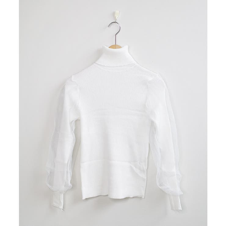 冬新作 袖チュール タートルネック | ShopNikoNiko | 詳細画像19 