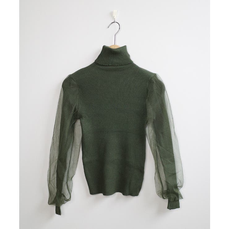 冬新作 袖チュール タートルネック | ShopNikoNiko | 詳細画像21 