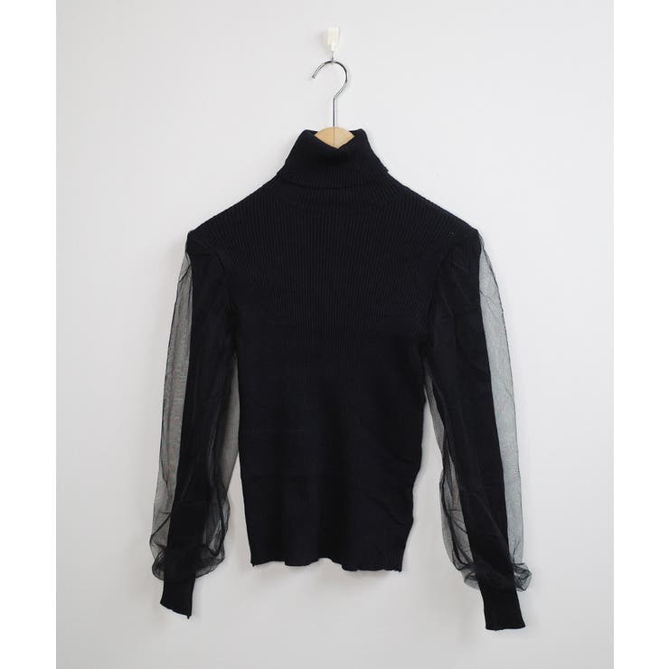 冬新作 袖チュール タートルネック | ShopNikoNiko | 詳細画像22 