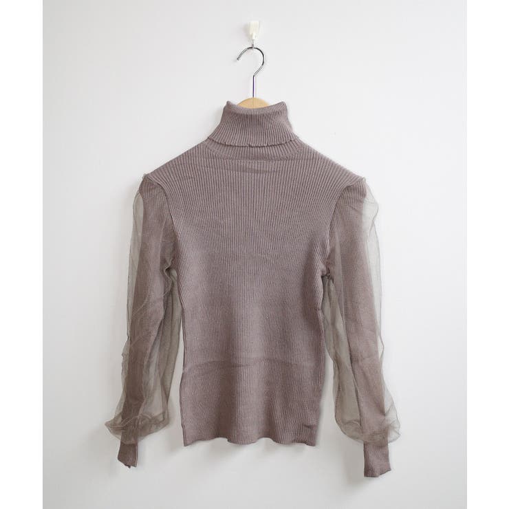 冬新作 袖チュール タートルネック | ShopNikoNiko | 詳細画像23 