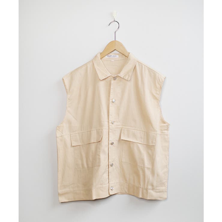 [banal chic bizarre] 13SS タクティカルベスト ベージュ セール】タクティカル ベスト（ベスト）｜B:MING by BEAMS