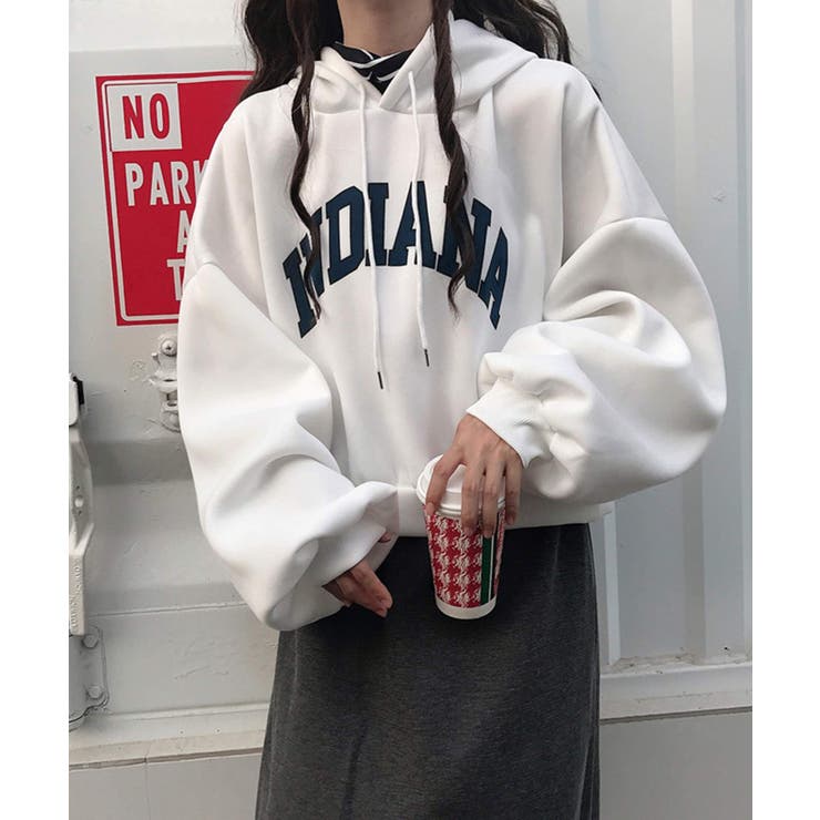 ホワイト | 春新作 クロップド丈 重ね着風 | ShopNikoNiko