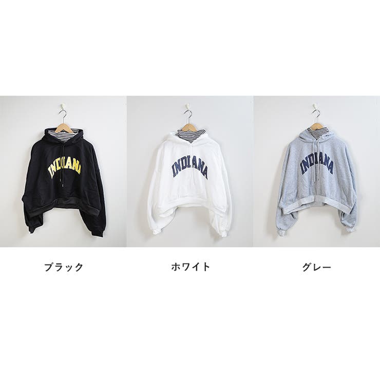 春新作 クロップド丈 重ね着風 | ShopNikoNiko | 詳細画像2 