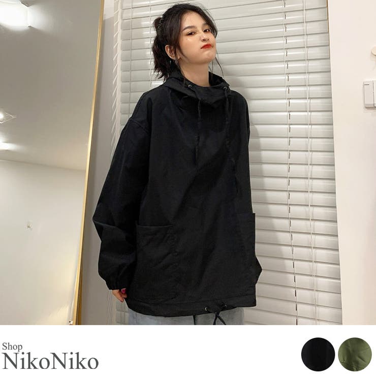 冬新作 ビックシルエット アノラックパーカー | ShopNikoNiko | 詳細画像1 