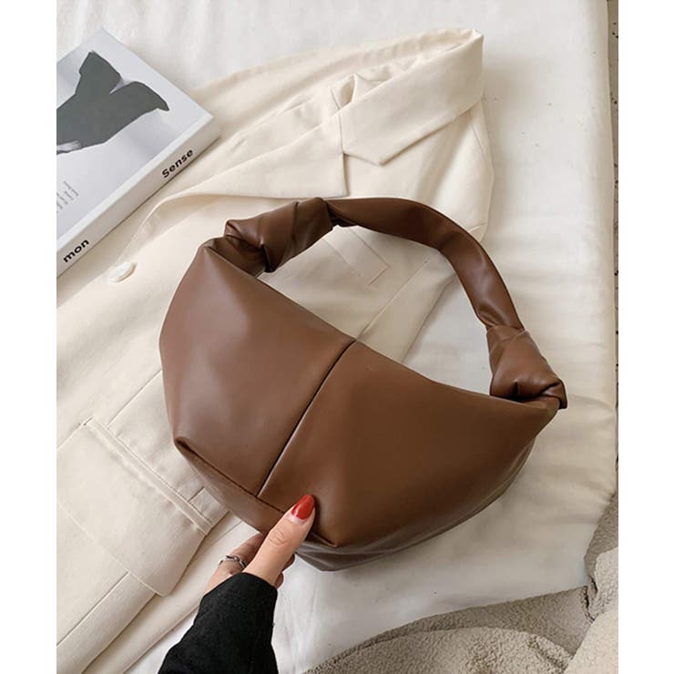 ブラウン | ノット ワンハンドルバッグ 韓国 | ShopNikoNiko