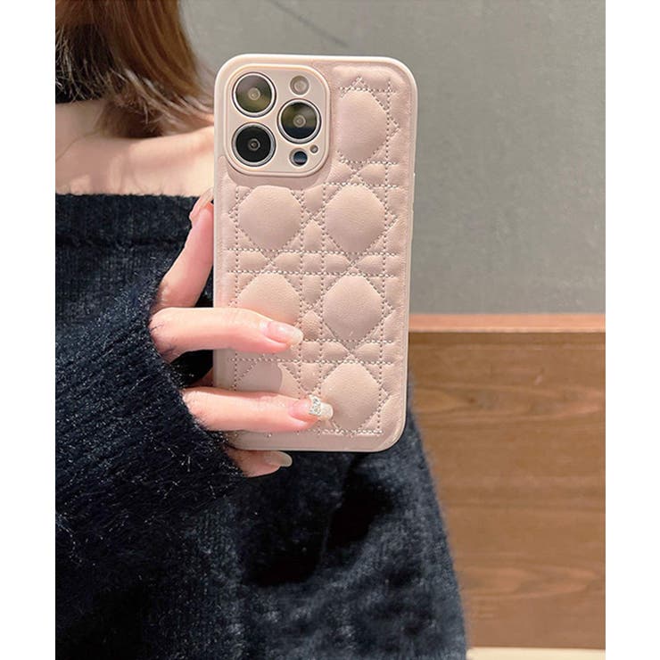 キルティング スマホケース  iphoneケース[品番：MG000008101]｜ShopNikoNiko（ショップニコニコ）のファッション通販｜SHOPLIST（ショップリスト）