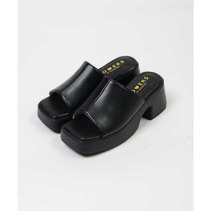 冬新作 バルキーヒール 厚底サンダル | ShopNikoNiko | 詳細画像18 