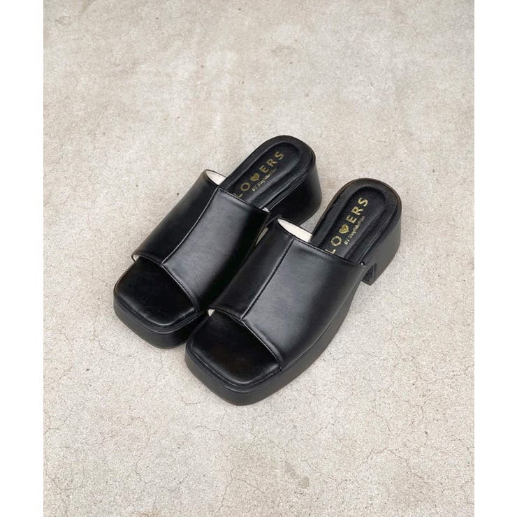 冬新作 バルキーヒール 厚底サンダル | ShopNikoNiko | 詳細画像10 