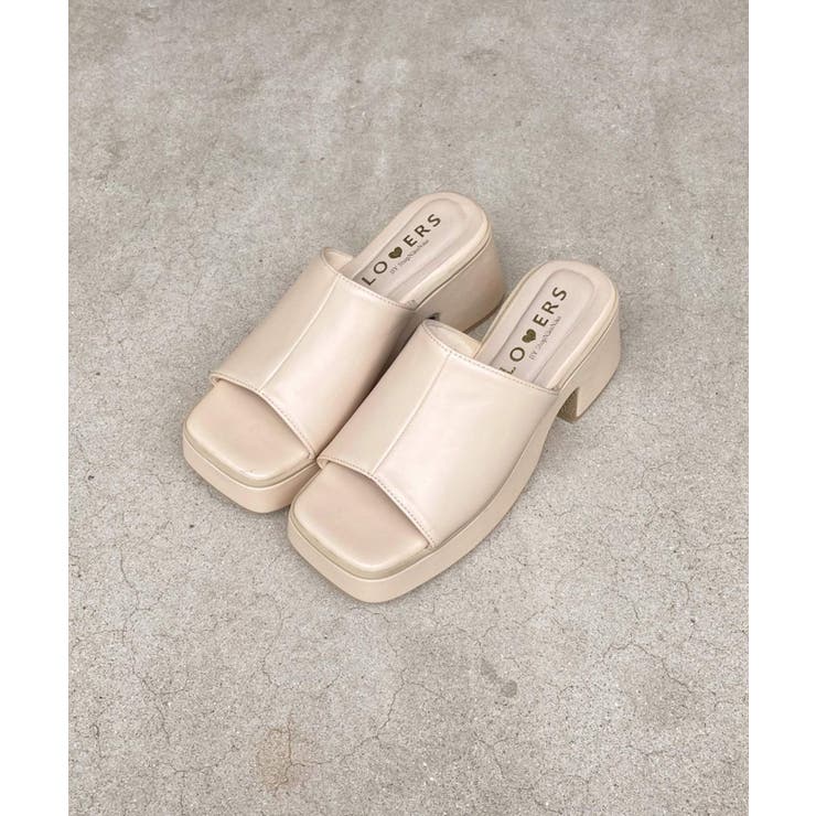 冬新作 バルキーヒール 厚底サンダル | ShopNikoNiko | 詳細画像11 