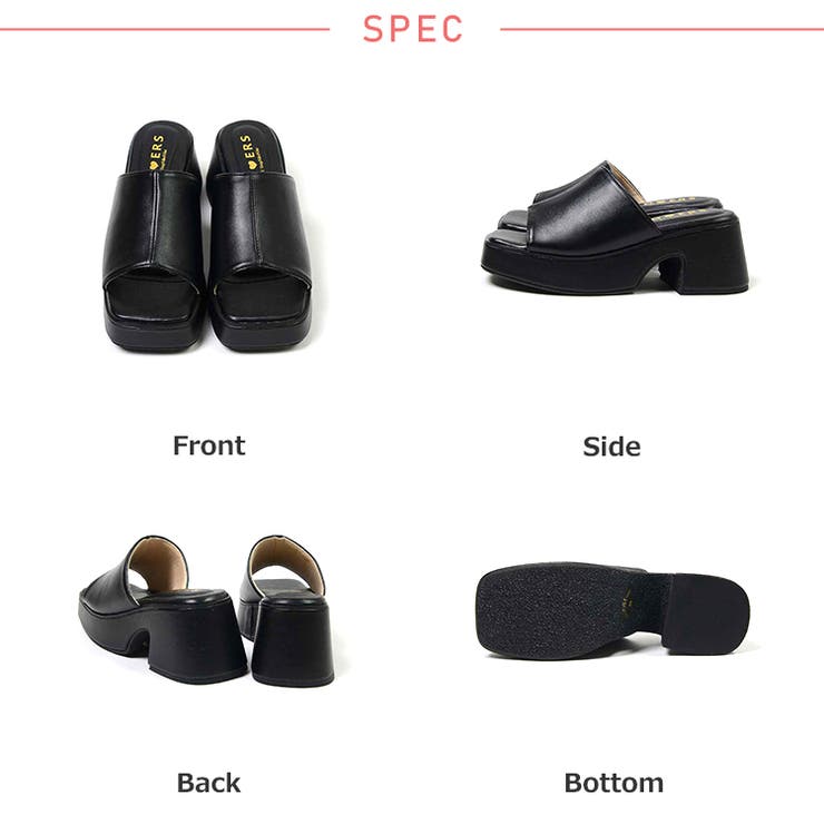 冬新作 バルキーヒール 厚底サンダル | ShopNikoNiko | 詳細画像28 