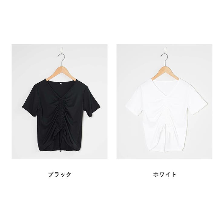 夏新作 シャーリング Tシャツ | ShopNikoNiko | 詳細画像2 