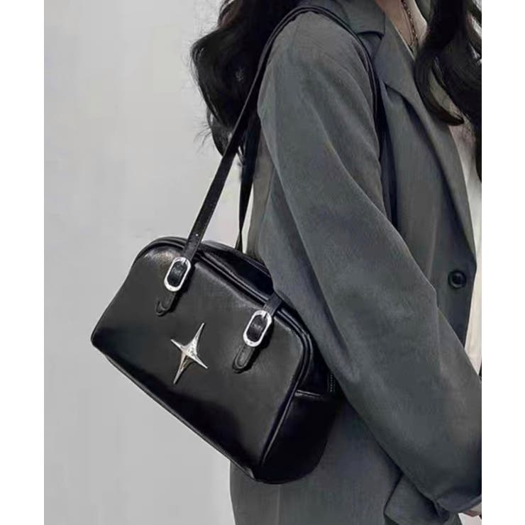 ブラック | 冬新作 ダイヤロゴ フェイクレザー | ShopNikoNiko