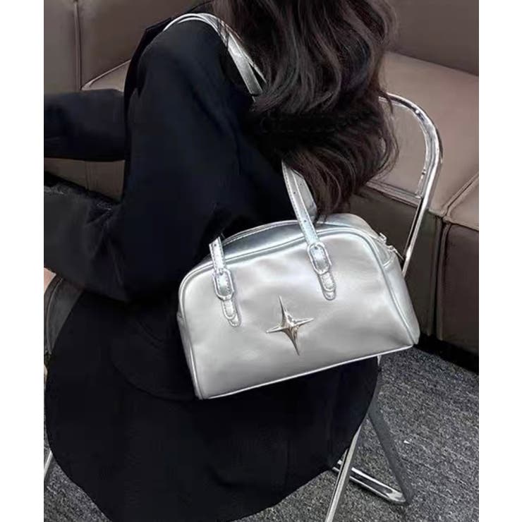 シルバー | 冬新作 ダイヤロゴ フェイクレザー | ShopNikoNiko