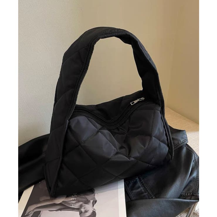 ブラック | 春新作 キルティング ナイロン | ShopNikoNiko