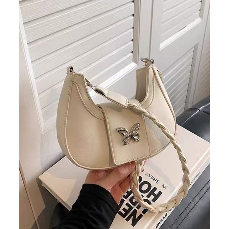 ホワイト | 冬新作 バタフライ ハーフムーン | ShopNikoNiko