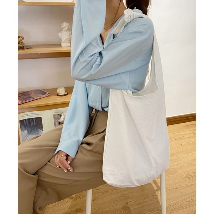 ホワイト | 冬新作 肩紐結び ナチュラル | ShopNikoNiko