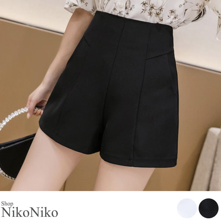冬新作 ハイウエスト タックショートパンツ | ShopNikoNiko | 詳細画像1 