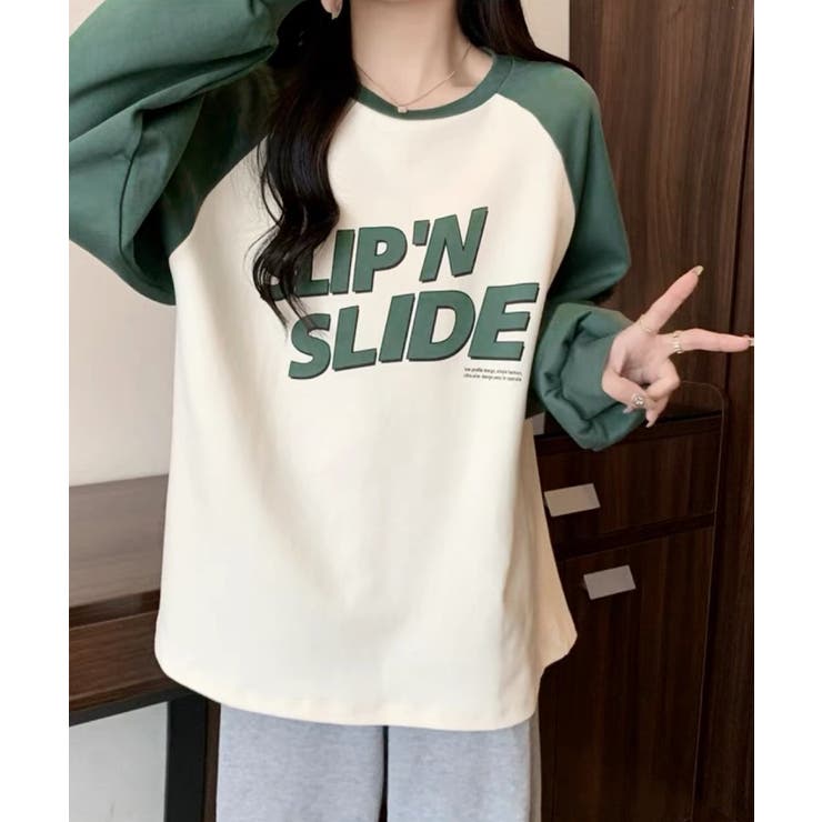 冬新作 ロゴプリント ラグラン | ShopNikoNiko | 詳細画像7 