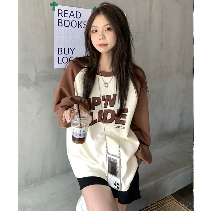 冬新作 ロゴプリント ラグラン | ShopNikoNiko | 詳細画像10 