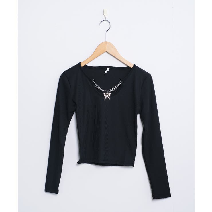 冬新作 バタフライチャーム付き ショート丈 | ShopNikoNiko | 詳細画像16 