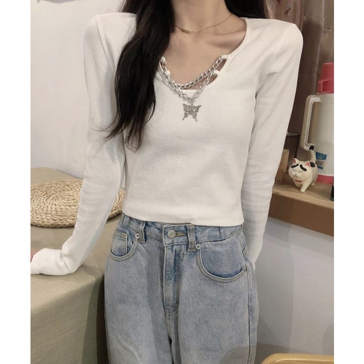 冬新作 バタフライチャーム付き ショート丈 | ShopNikoNiko | 詳細画像10 