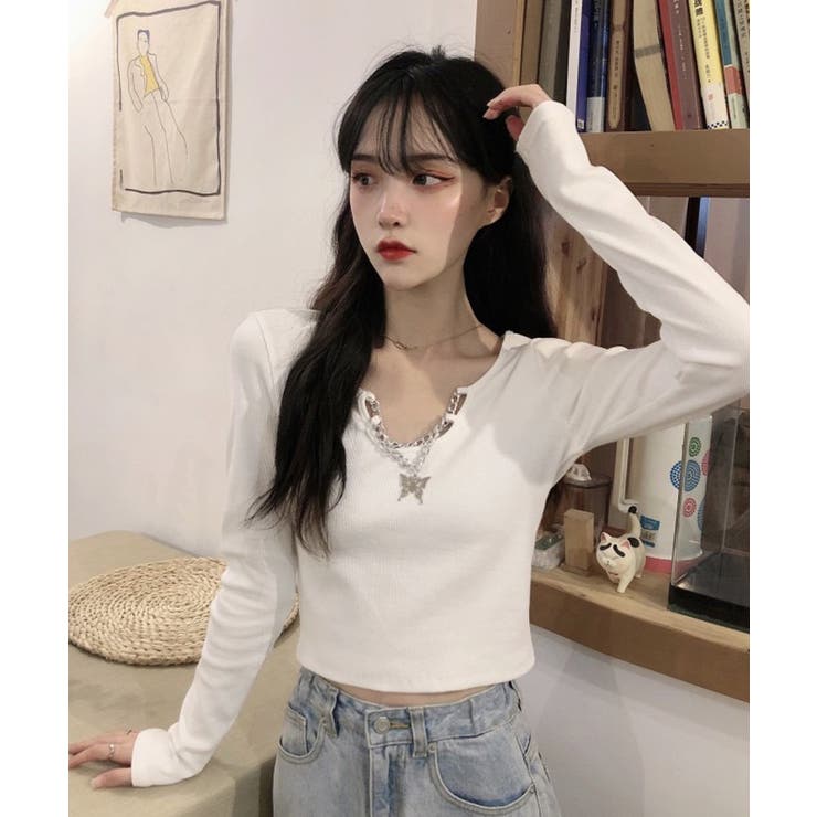 冬新作 バタフライチャーム付き ショート丈 | ShopNikoNiko | 詳細画像13 