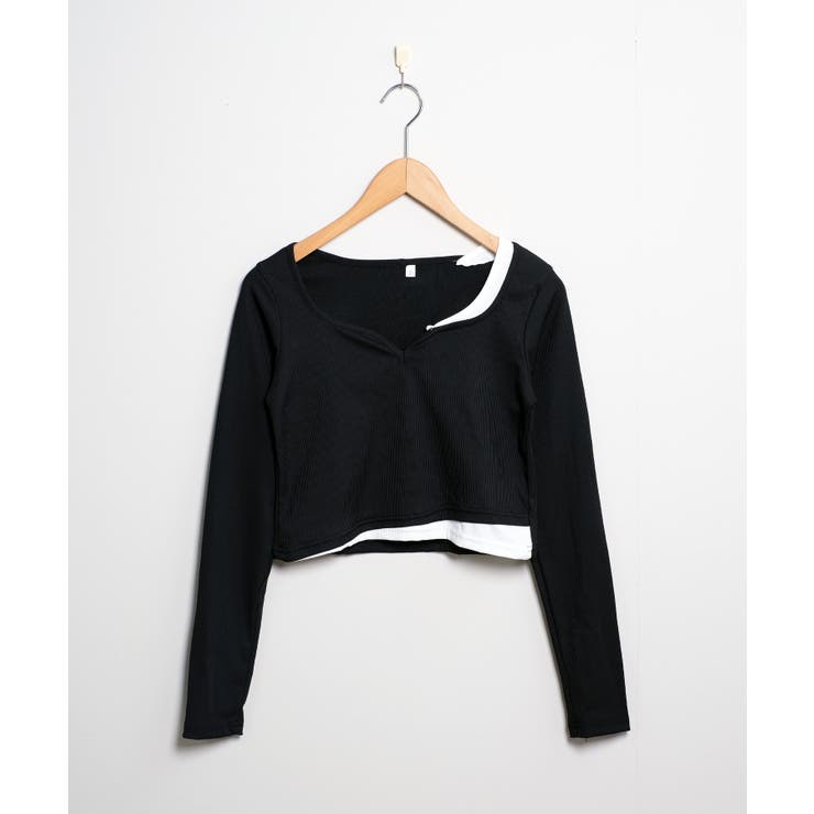 冬新作 ショート丈 レイヤード風 | ShopNikoNiko | 詳細画像17 