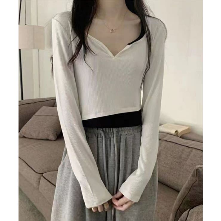 冬新作 ショート丈 レイヤード風 | ShopNikoNiko | 詳細画像12 