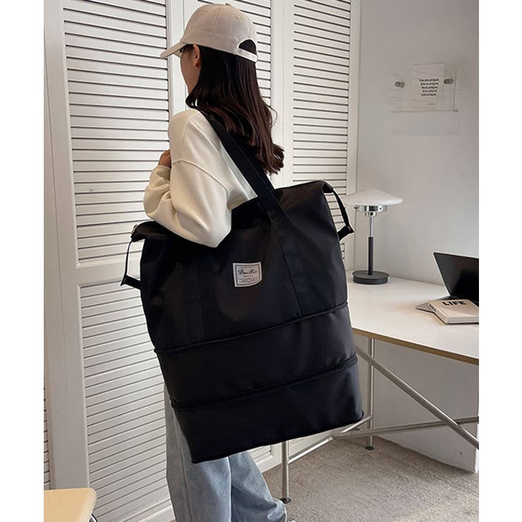 ブラック | 冬新作 2段式 旅行用 | ShopNikoNiko