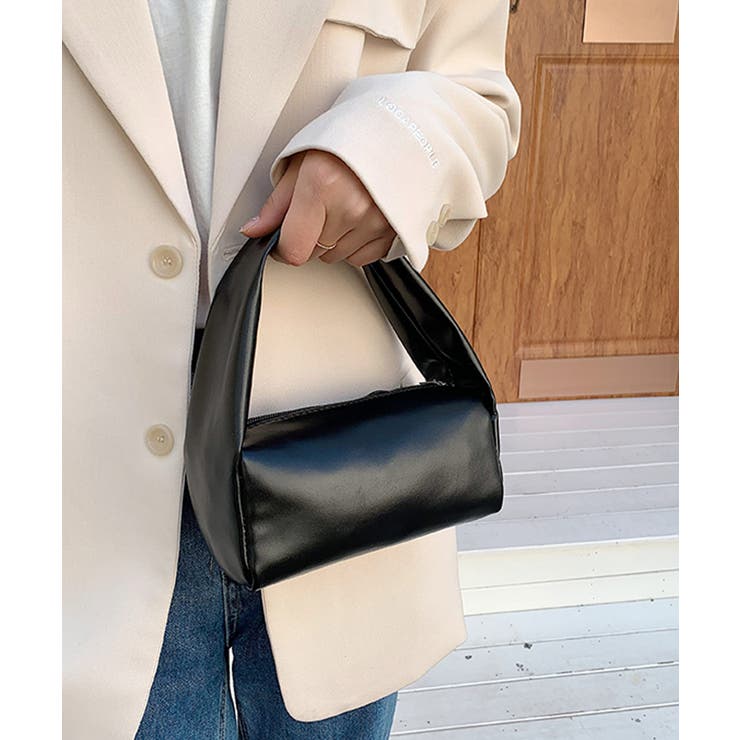 ブラック | 春新作 ワンハンドル フェイクレザー | ShopNikoNiko