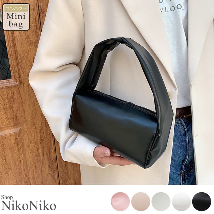 春新作 ワンハンドル フェイクレザー | ShopNikoNiko | 詳細画像1 