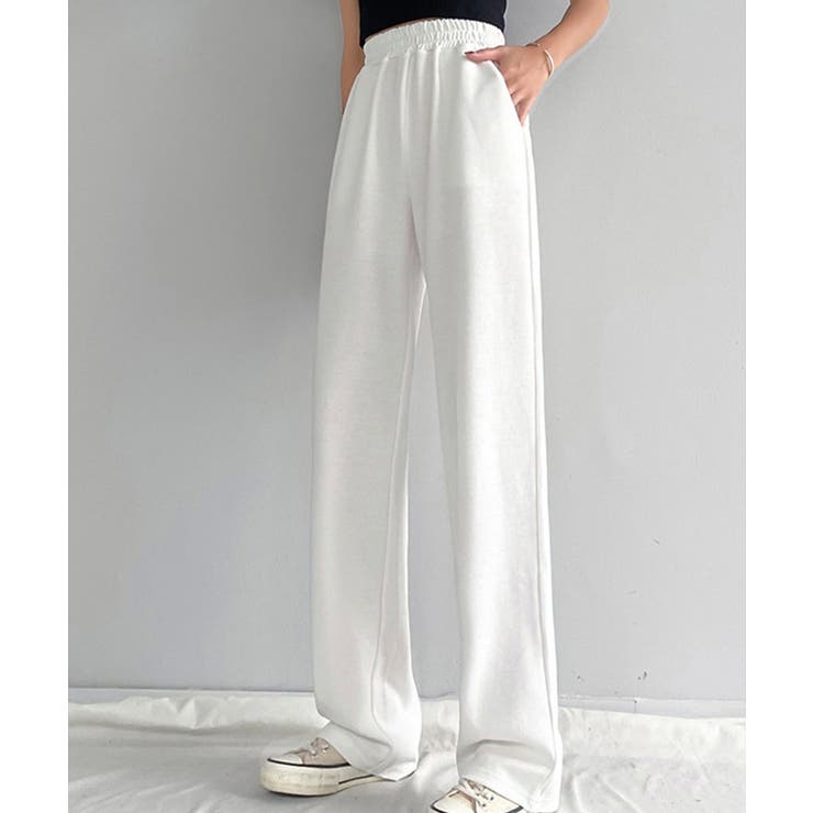 冬新作 ハイウエスト ワイドスウェットパンツ | ShopNikoNiko | 詳細画像12 