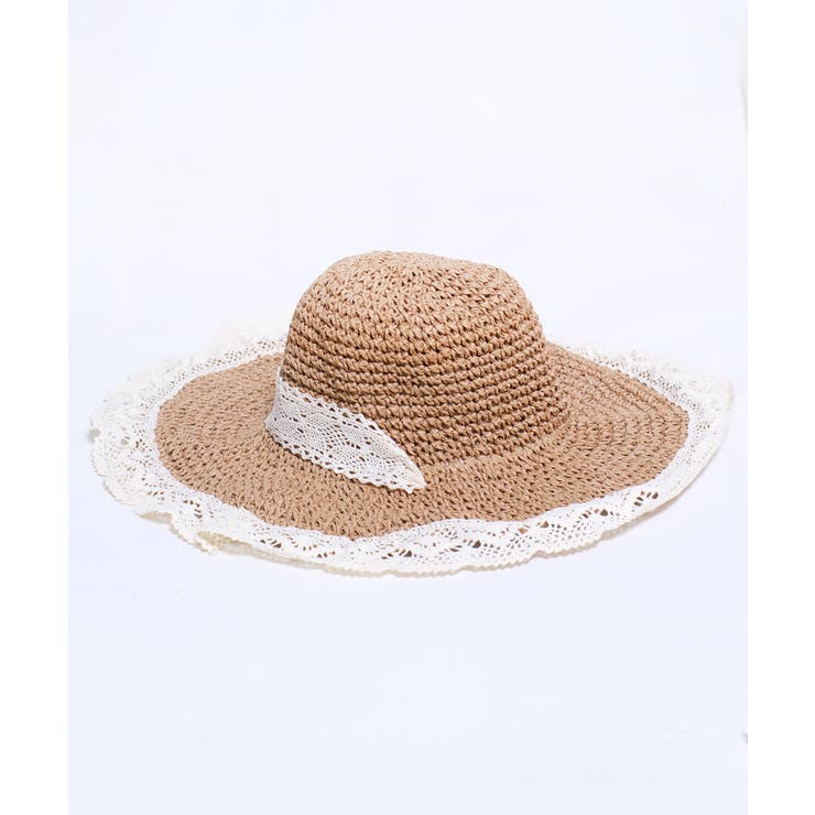 冬新作 レースリボン付き 麦わら帽子 | ShopNikoNiko | 詳細画像12 