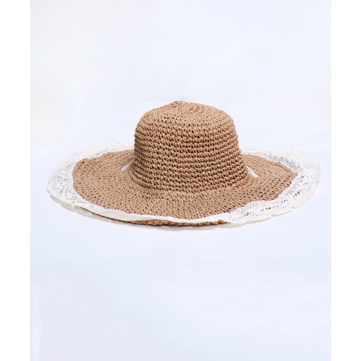 冬新作 レースリボン付き 麦わら帽子 | ShopNikoNiko | 詳細画像13 