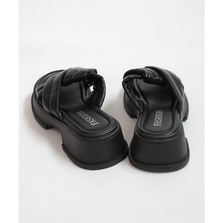 冬新作 クロスベルト 厚底サンダル | ShopNikoNiko | 詳細画像16 