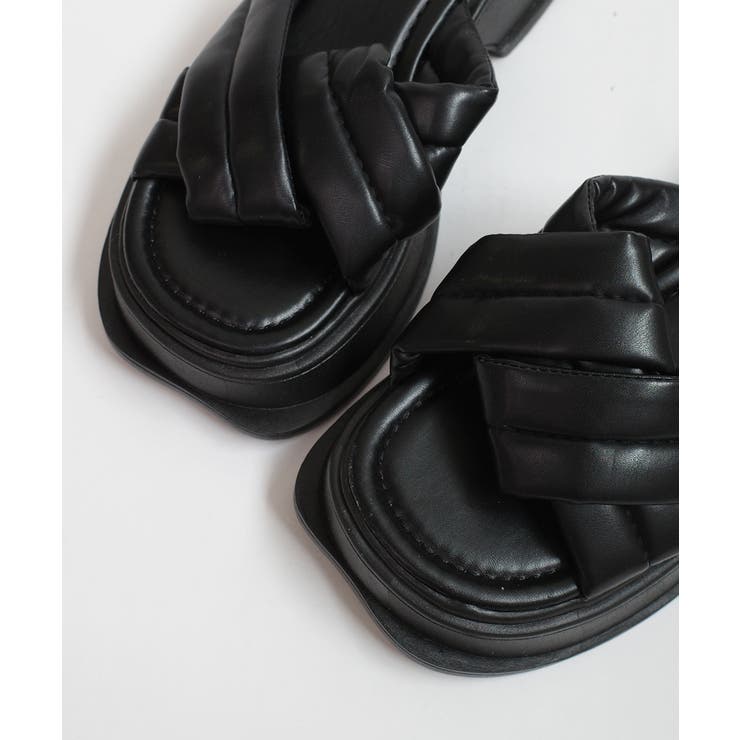 冬新作 クロスベルト 厚底サンダル | ShopNikoNiko | 詳細画像18 