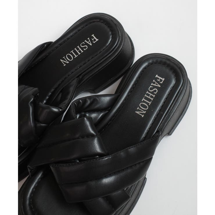 冬新作 クロスベルト 厚底サンダル | ShopNikoNiko | 詳細画像19 