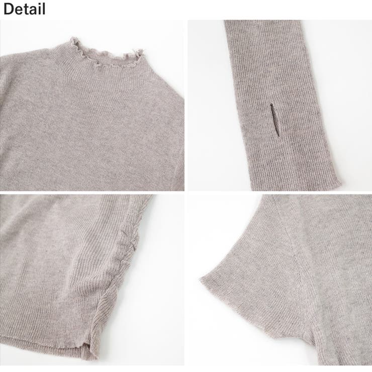 冬新作 アームカバー付き クロップド丈トップス | ShopNikoNiko | 詳細画像25 