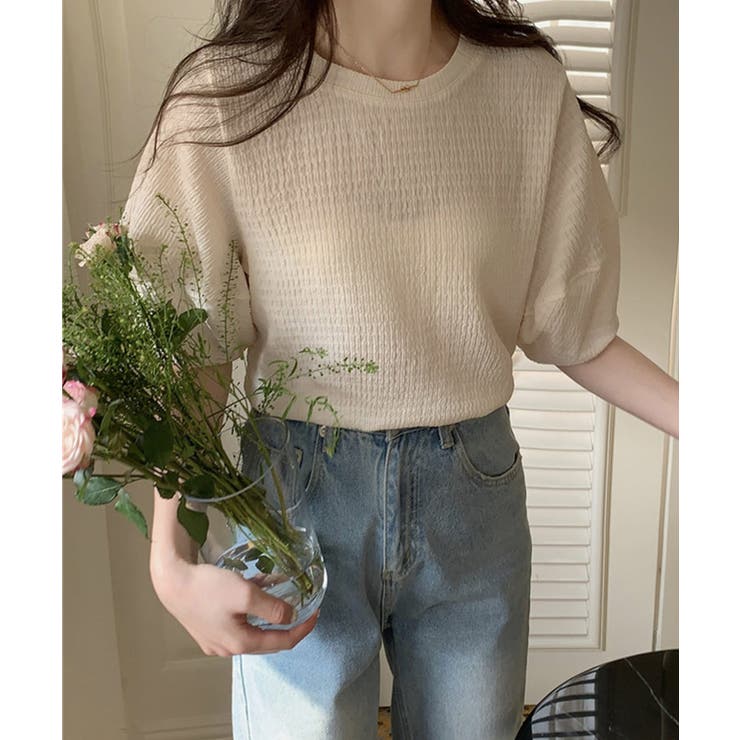 冬新作 パフスリーブ ジャガード | ShopNikoNiko | 詳細画像5 