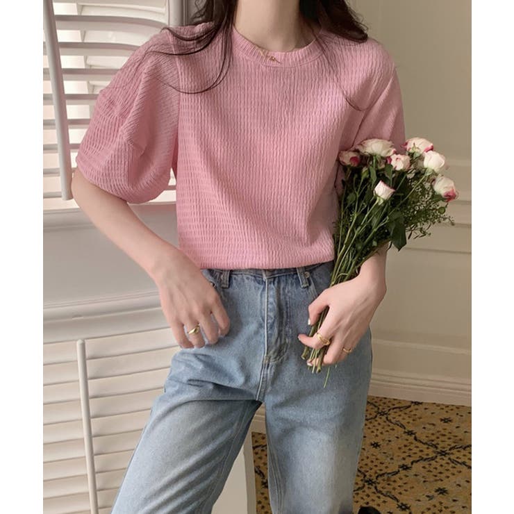 冬新作 パフスリーブ ジャガード | ShopNikoNiko | 詳細画像17 