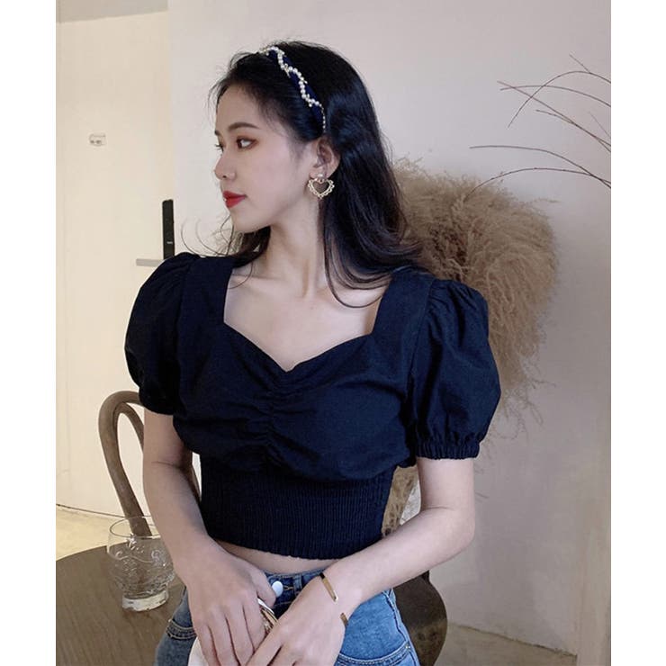 冬新作 クロップド丈 シャーリング | ShopNikoNiko | 詳細画像5 