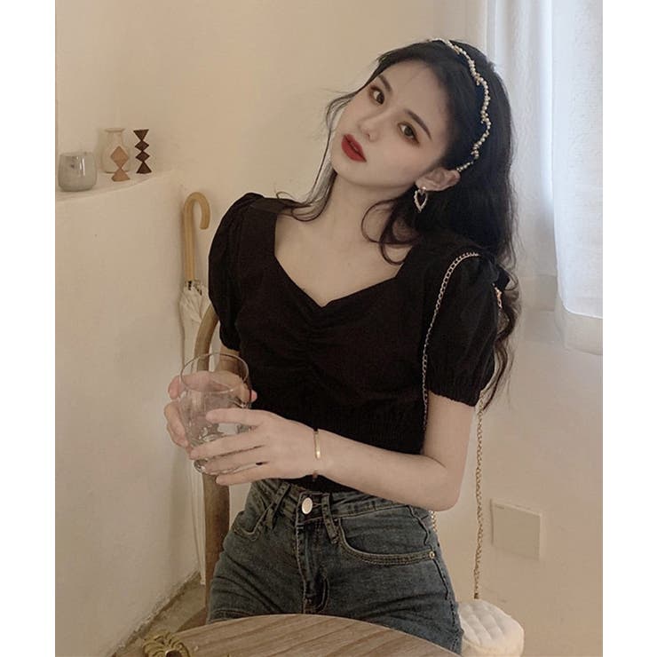 冬新作 クロップド丈 シャーリング | ShopNikoNiko | 詳細画像6 