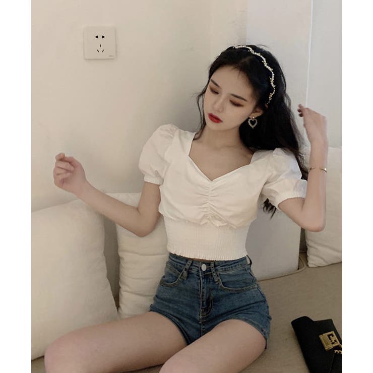 冬新作 クロップド丈 シャーリング | ShopNikoNiko | 詳細画像7 