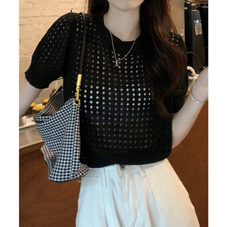 冬新作 サマーニット ショート丈 | ShopNikoNiko | 詳細画像8 