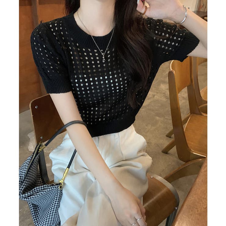 冬新作 サマーニット ショート丈 | ShopNikoNiko | 詳細画像9 