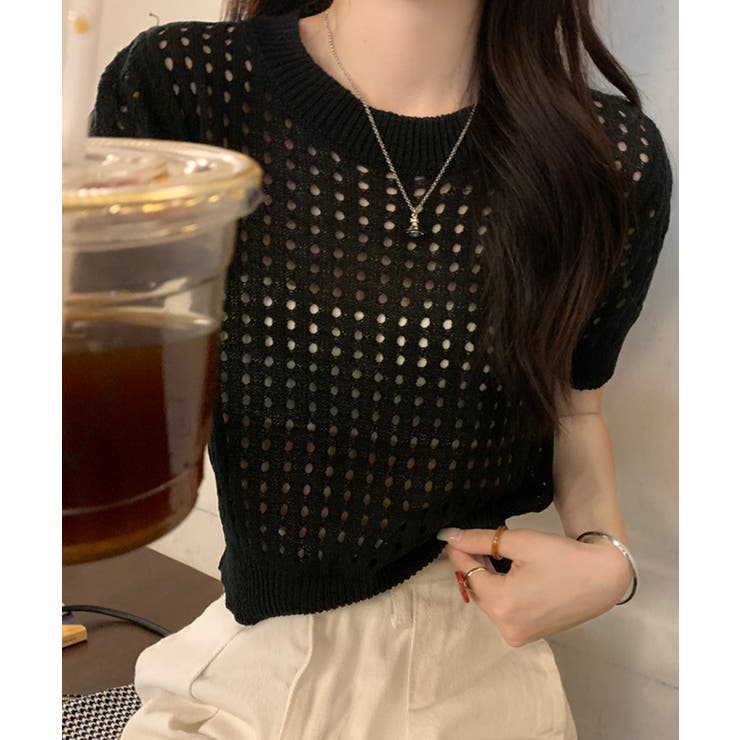 冬新作 サマーニット ショート丈 | ShopNikoNiko | 詳細画像10 