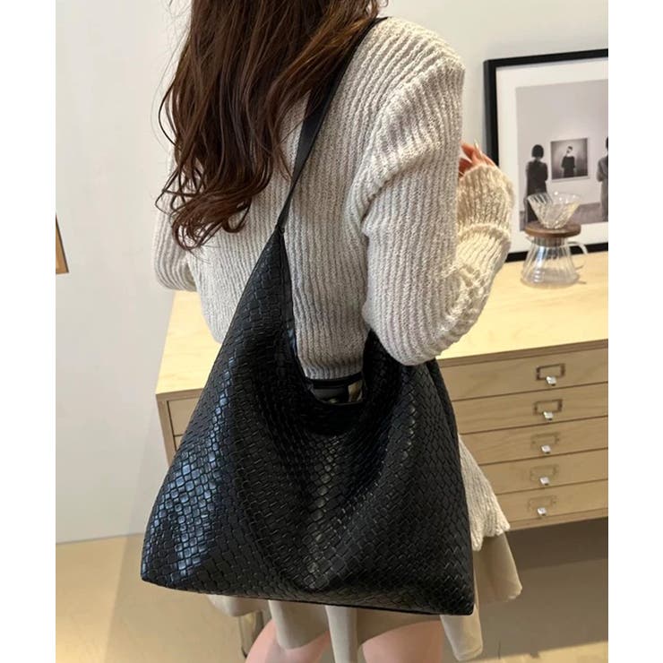 冬新作 編み込み風 PUレザー | ShopNikoNiko | 詳細画像9 