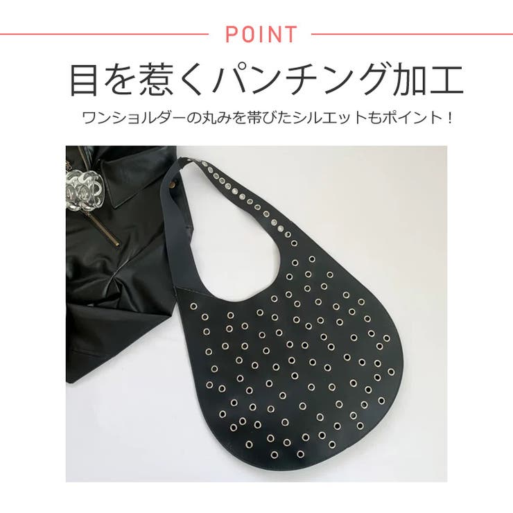 冬新作 ハトメデザイン PUレザー | ShopNikoNiko | 詳細画像4 