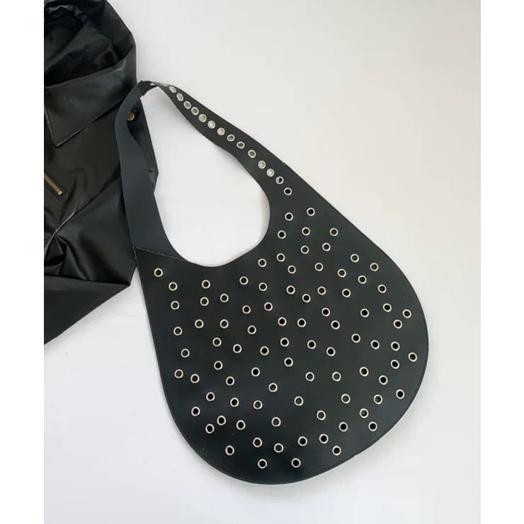 ブラック | 冬新作 ハトメデザイン PUレザー | ShopNikoNiko